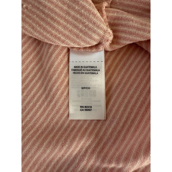 Lucky Brand Women's Pink Striped‎ Pullover Sweater Size S - Picture 4 of 7